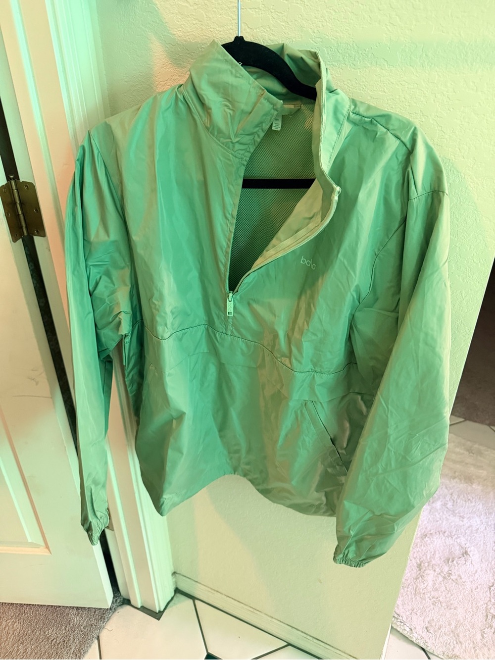 Bala Mint Green Half-Zip Utility Jacket